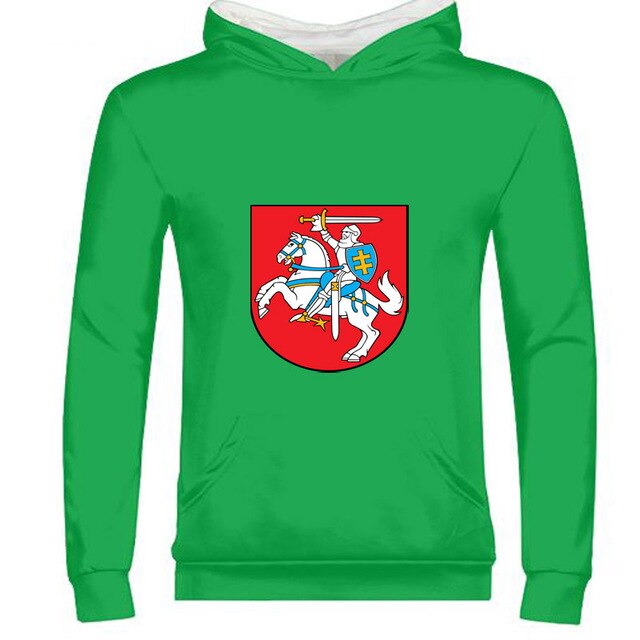 LITHUANIA male youth diy free custom photo country ltu zipper sweatshirt nation flag lt lietuva lietuvos lithuanian boy clothes