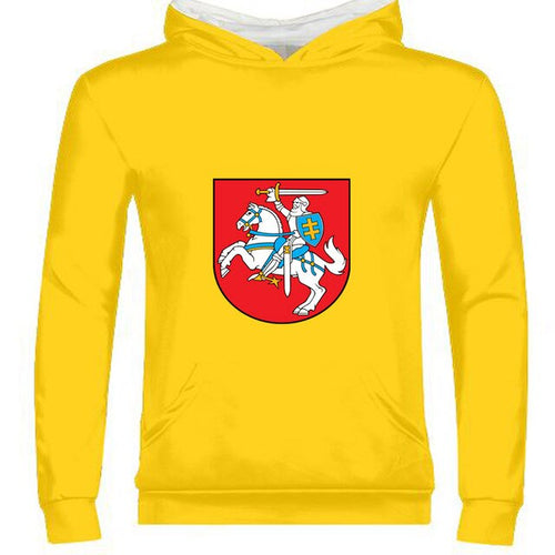 Load image into Gallery viewer, LITHUANIA male youth diy free custom photo country ltu zipper sweatshirt nation flag lt lietuva lietuvos lithuanian boy clothes
