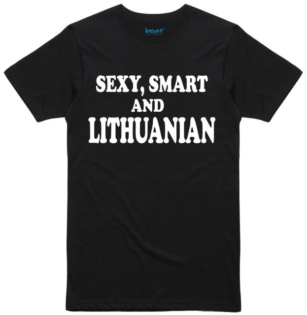 Lithuanian T-shirts Mens Funny Novelty Lithuania Flag Slogan Joke Gifts T-shirt