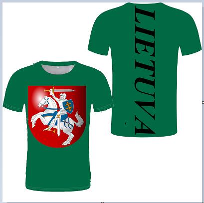 Lithuania  Custom DIY tshirts Lietua Nation Flag 3D Man Summer Tee Shirt Print Customize Name Number Logo  Photo  Country  Team