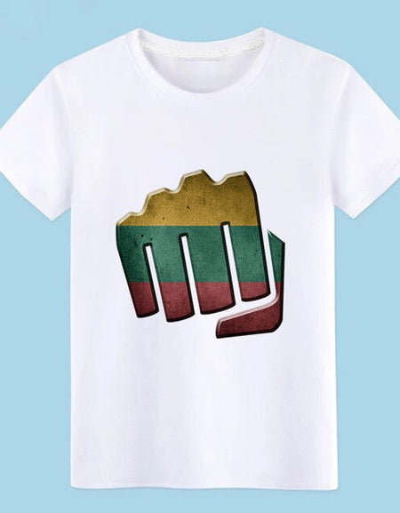 Men's Lithuania t shirt create Short Sleeve O Neck Vintage Cute Comical Spring Autumn Letters shirt