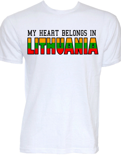 Load image into Gallery viewer, MENS FUNNY COOL NOVELTY LITHUANIAN LITHUANIA JOKE FLAG SLOGAN T-SHIRTS FUN GIFTS 2017 Fashion Short Sleeve Black T Shirt
