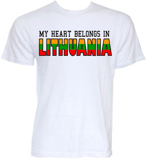 Load image into Gallery viewer, MENS FUNNY COOL NOVELTY LITHUANIAN LITHUANIA JOKE FLAG SLOGAN T-SHIRTS FUN GIFTS 2017 Fashion Short Sleeve Black T Shirt
