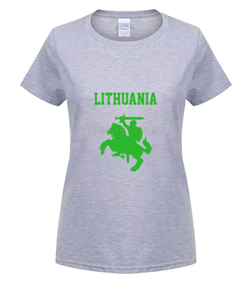 Load image into Gallery viewer, Hot Sale Summer Lithuania Coat of Arms Lietuva Vytis T-shirt Tee Shirt male teeshirt summer top tees man brand tee-shirt

