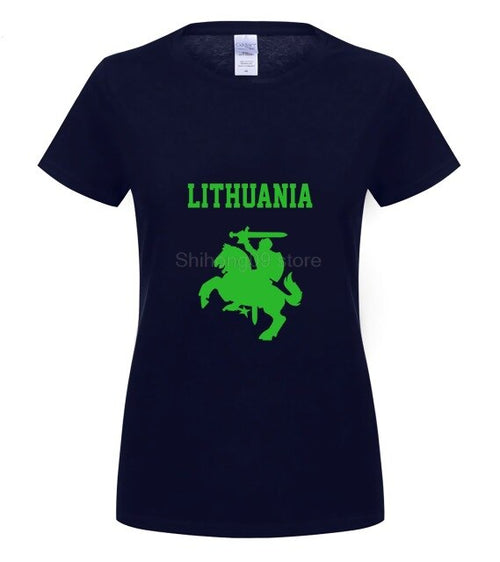 Load image into Gallery viewer, Hot Sale Summer Lithuania Coat of Arms Lietuva Vytis T-shirt Tee Shirt male teeshirt summer top tees man brand tee-shirt
