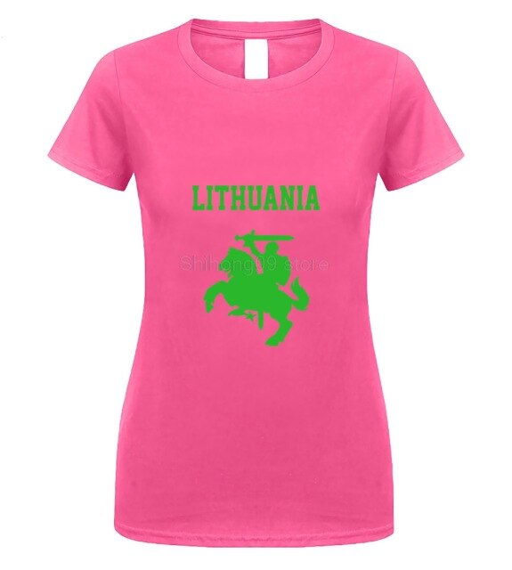 Hot Sale Summer Lithuania Coat of Arms Lietuva Vytis T-shirt Tee Shirt male teeshirt summer top tees man brand tee-shirt