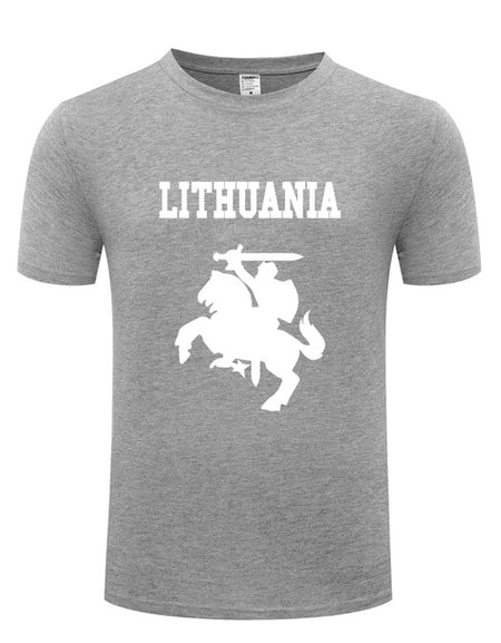 Lithuania Coat of Arms Creative Men's T-Shirt T Shirt Men 2018 New Short Sleeve O Neck Cotton Casual Top Tee