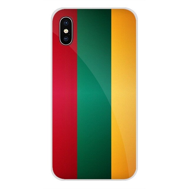 For Samsung Galaxy A5 A6S A7 A8 A9S Star J4 J6 J7 J8 Prime Plus 2018 Hanging Lithuania flag Lithuanian banners Accessories Cases