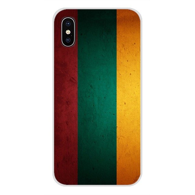 For Samsung Galaxy A5 A6S A7 A8 A9S Star J4 J6 J7 J8 Prime Plus 2018 Hanging Lithuania flag Lithuanian banners Accessories Cases