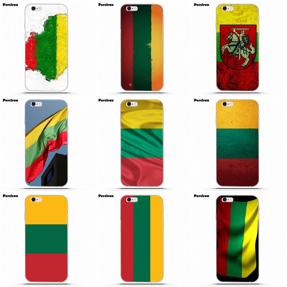 Perciron For Xiaomi Redmi Note 2 3 3S 4 4A 4X 5 5A 6 6A Pro Plus TPU Design Lithuania Flag