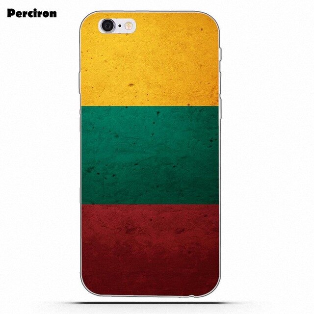 Perciron For Xiaomi Redmi Note 2 3 3S 4 4A 4X 5 5A 6 6A Pro Plus TPU Design Lithuania Flag