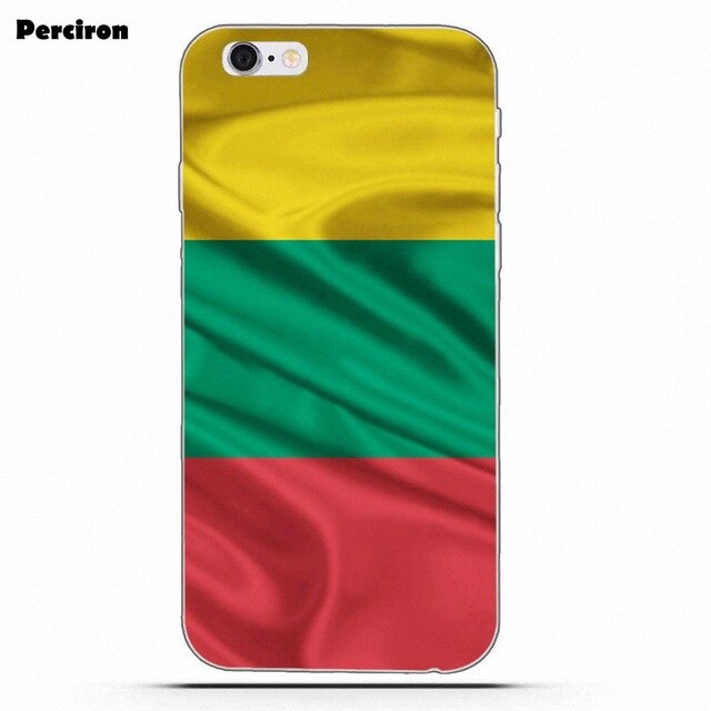 Perciron For Xiaomi Redmi Note 2 3 3S 4 4A 4X 5 5A 6 6A Pro Plus TPU Design Lithuania Flag