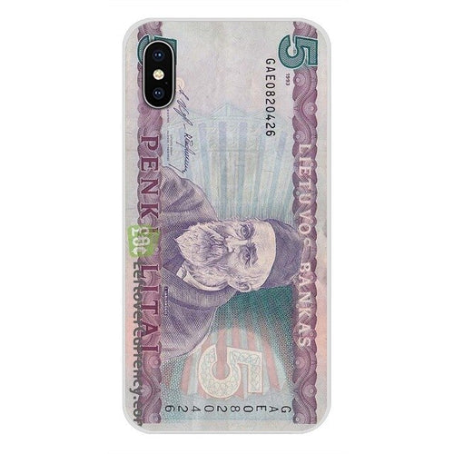 Load image into Gallery viewer, For Xiaomi Mi6 A1 5X 6X Redmi Note 5 5A 4X 4A 4 3 Plus Pro pocophone F1 Transparent Soft Skin Case Lithuania Litas Money LTL Art
