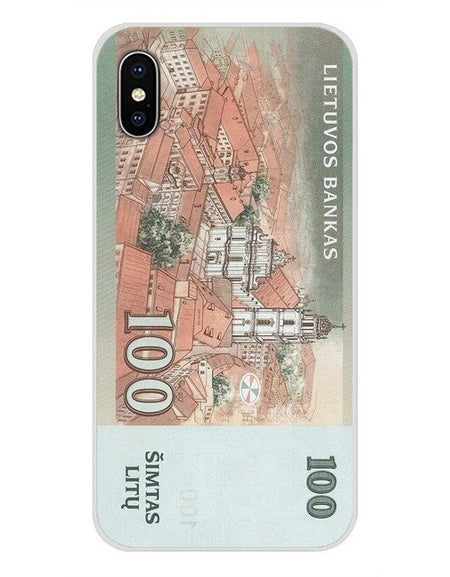 For Xiaomi Mi6 A1 5X 6X Redmi Note 5 5A 4X 4A 4 3 Plus Pro pocophone F1 Transparent Soft Skin Case Lithuania Litas Money LTL Art