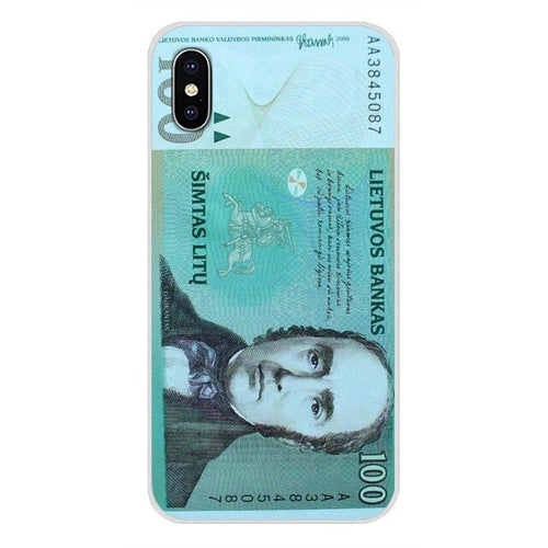 Load image into Gallery viewer, For Xiaomi Mi6 A1 5X 6X Redmi Note 5 5A 4X 4A 4 3 Plus Pro pocophone F1 Transparent Soft Skin Case Lithuania Litas Money LTL Art
