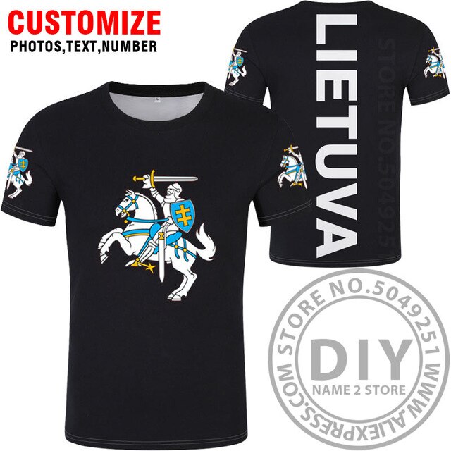 LITHUANIA t shirt diy free custom country name number ltu t-shirt nation flag lt lietuva lietuvos lithuanian print photo clothes