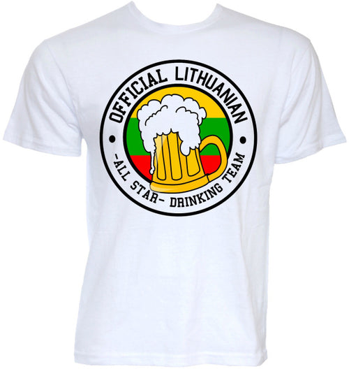 Load image into Gallery viewer, MENS FUNNY COOL NOVELTY LITHUANIAN BEER TEAM LITHUANIA FLAG JOKE T-SHIRTS GIFTS T Shirt Men Tees Brand Clothing Funny
