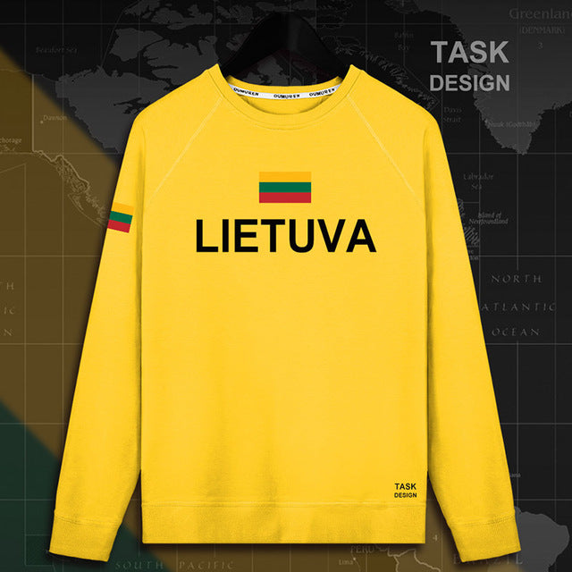 Lithuania Lithuanian LTU Lietuva Lietuvos mens hoodie pullovers hoodies men sweatshirt new streetwear clothing Sportswear tracks