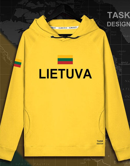 Lithuania Lithuanian LTU Lietuva Lietuvos mens hoodie pullovers hoodies men sweatshirt new streetwear clothing Sportswear tracks