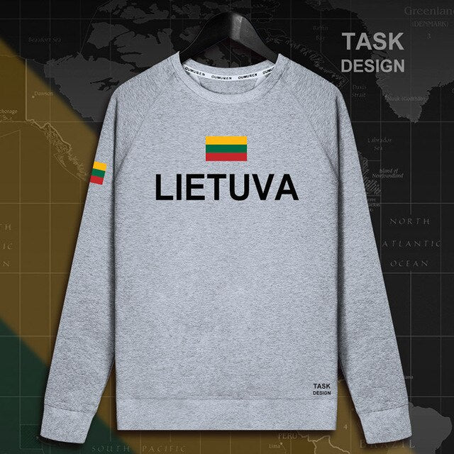 Lithuania Lithuanian LTU Lietuva Lietuvos men hoodie pullovers hoodies men sweatshirt new streetwear clothing Sportswear tracks