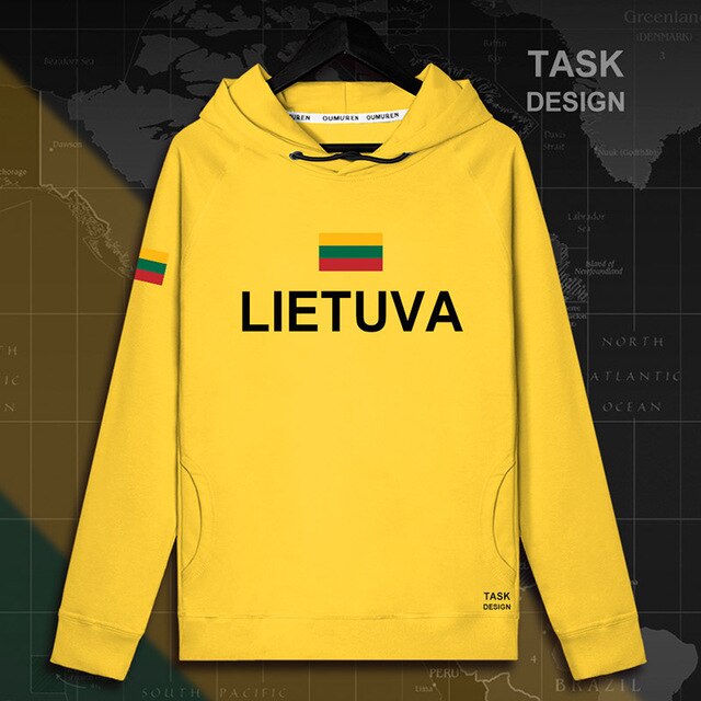 Lithuania Lithuanian LTU Lietuva Lietuvos men hoodie pullovers hoodies men sweatshirt new streetwear clothing Sportswear tracks