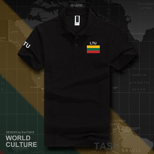 Load image into Gallery viewer, Lithuania Lithuanian polo shirts men short sleeve white brands printed for country 2017 cotton nation team LTU Lietuva Lietuvos
