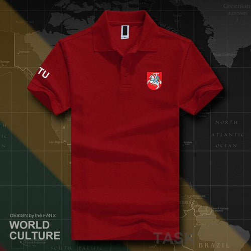 Load image into Gallery viewer, Republic of Lithuania LTU polo shirts men short sleeve white brands printed for country 2018 cotton nation emblem new fashion

