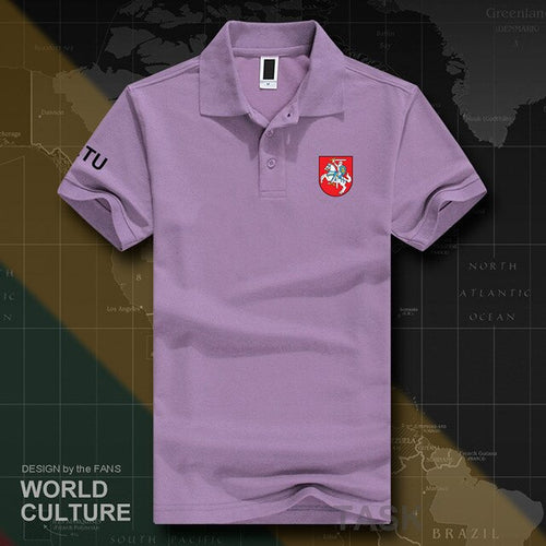 Load image into Gallery viewer, Republic of Lithuania LTU polo shirts men short sleeve white brands printed for country 2018 cotton nation emblem new fashion
