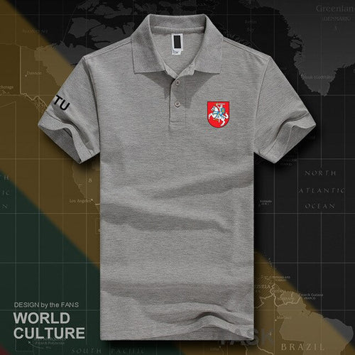 Load image into Gallery viewer, Republic of Lithuania LTU polo shirts men short sleeve white brands printed for country 2018 cotton nation emblem new fashion
