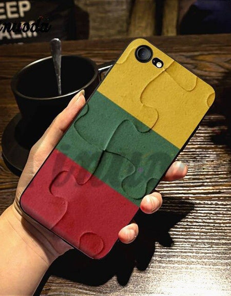 Yinuoda For iphone 7 6 X Case Latvia Lithuania Flag Splendid Phone Accessories Case for iPhone 7 X 6 6S 8 Plus X 5 XS XR Case