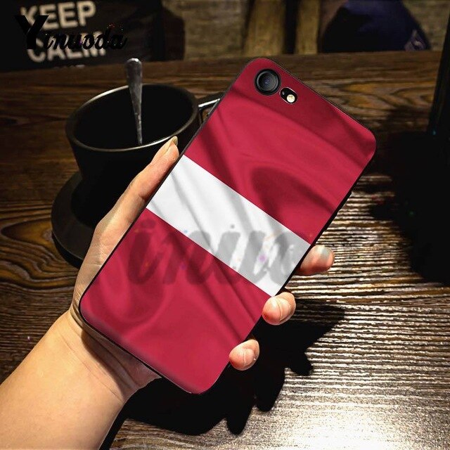Yinuoda For iphone 7 6 X Case Latvia Lithuania Flag Splendid Phone Accessories Case for iPhone 7 X 6 6S 8 Plus X 5 XS XR Case