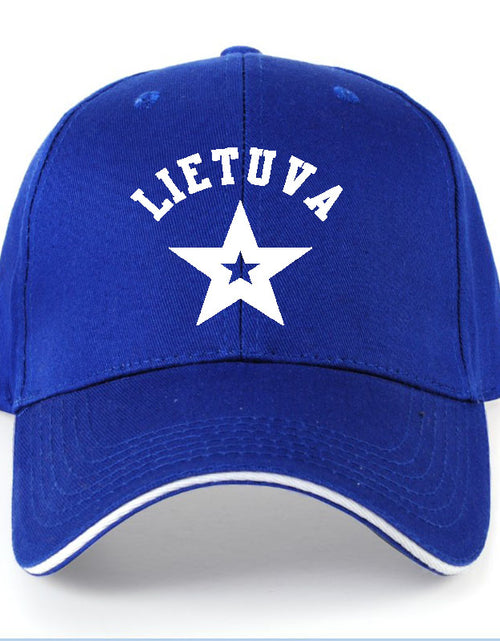 Load image into Gallery viewer, LITHUANIA men youth diy free custom name photo country ltu casual hat nation flag lt lietuva lietuvos lithuanian baseball cap
