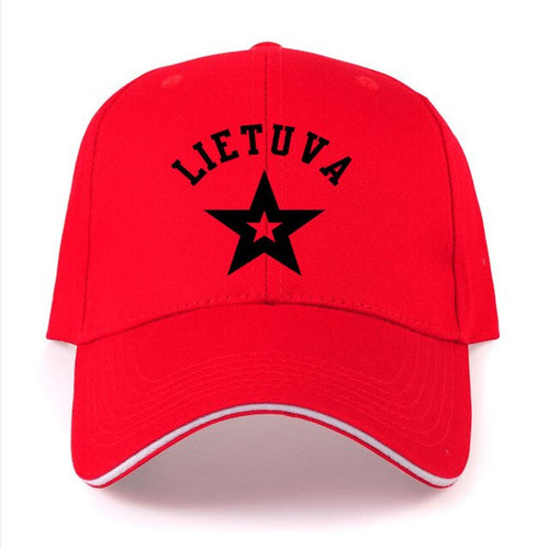 Load image into Gallery viewer, LITHUANIA men youth diy free custom name photo country ltu casual hat nation flag lt lietuva lietuvos lithuanian baseball cap
