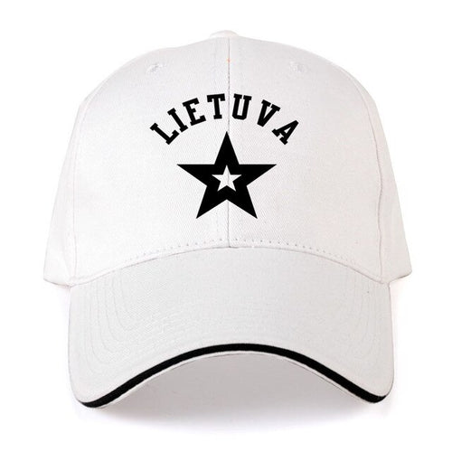 Load image into Gallery viewer, LITHUANIA men youth diy free custom name photo country ltu casual hat nation flag lt lietuva lietuvos lithuanian baseball cap
